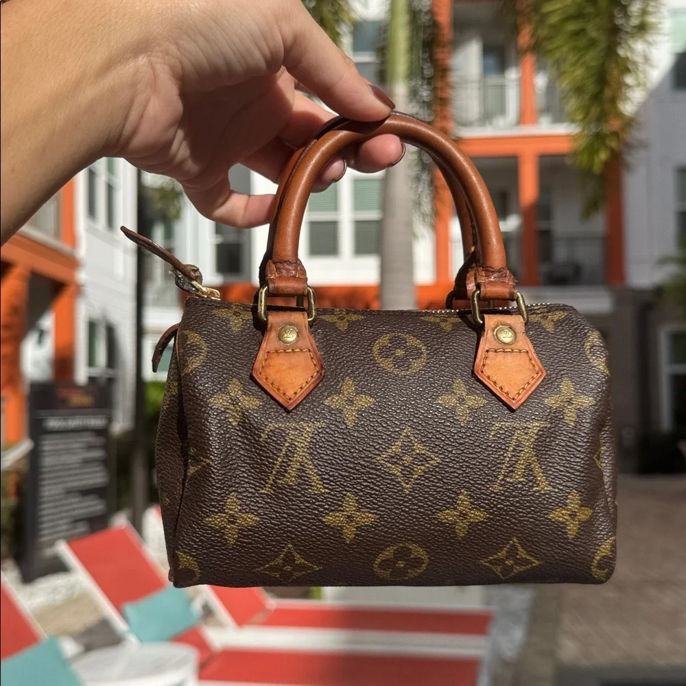 LV Louis Vuitton Speedy Nano, Mini Speedy, with COA - Picture 13 of 14